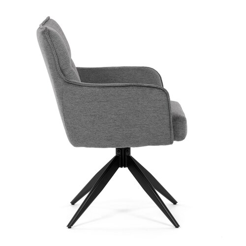 Set de scaune de sufragerie cu mecanism deîntoarcere DCH-P3170 GREY2, 2 buc.