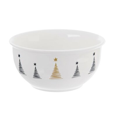 Bol ceramic Orion Copaci, diametru 13.5 cm