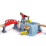 Hape Vláčkodráha set v boxu - Přístaviště