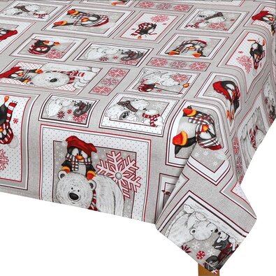 Bellatex Namizni prt Winter Patchwork , 40 x 90 cm