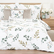 Lenjerie de pat din bumbac 4Home Eucalipt, 220 x 200 cm, 2 buc. 70 x 90 cm