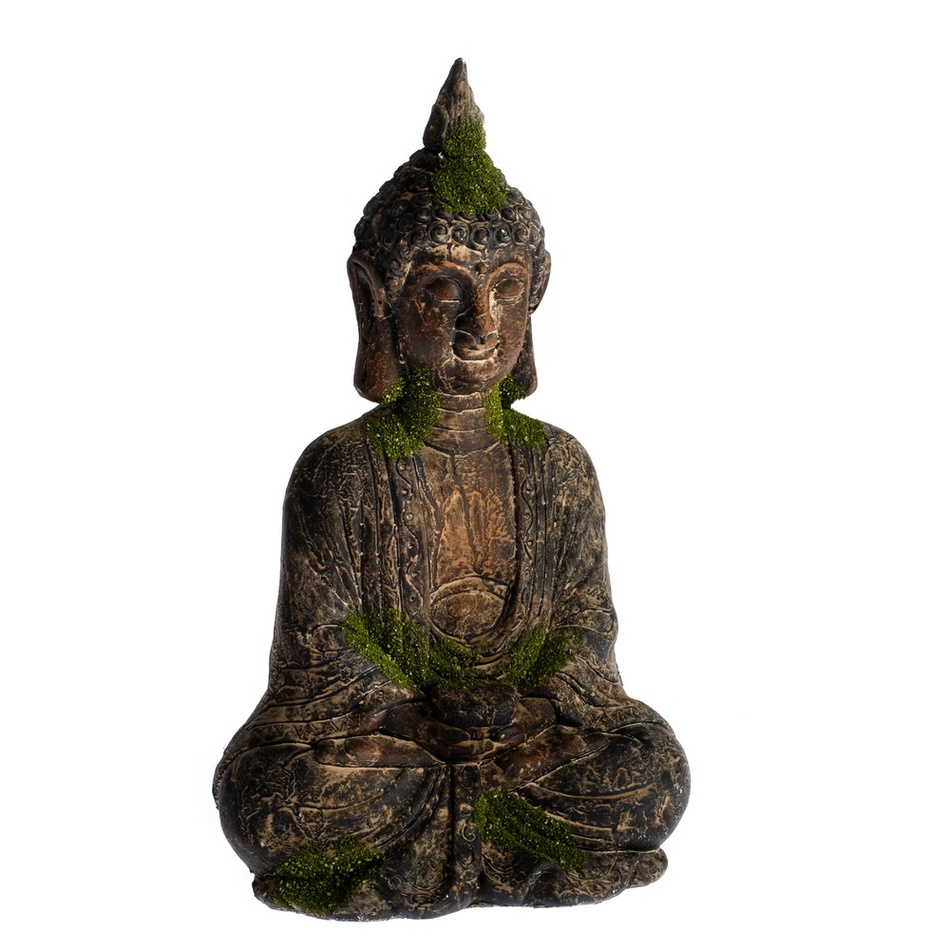 Zahradní dekorace Buddha, 21 x 35 x 15 cm