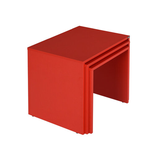 Masă pliabilă SHP Red, 3 buc