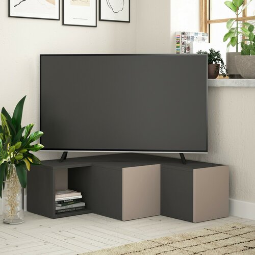 Măsuță TV Compact Light Mocha and Anthracite