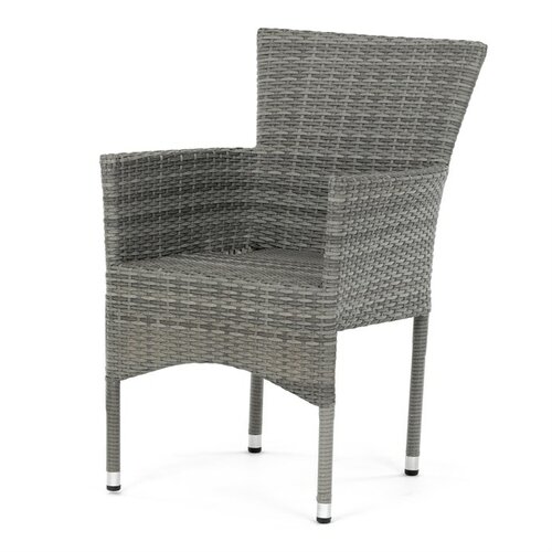 Autronic Kerti szék, fém, polirattan, szürke,AZC-S2118 GREY