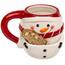 Hrnček s kapsou na sušienky Snehuliak, 400 ml