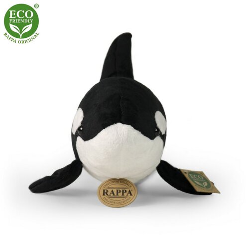 Rappa Plush Orca, 38 cm ECO-FRIENDLY