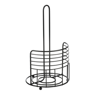 Autronic Металева підставка для паперових рушниківкругла, чорна