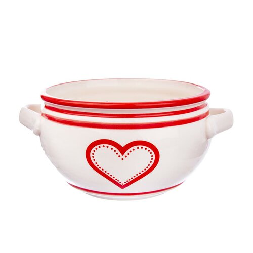 Orion Ceramiczna miska na zupę Krajáč 0,7 l Serce