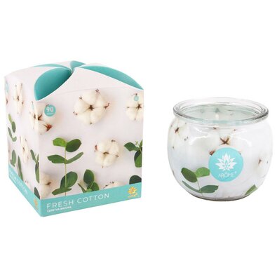 Arome Fresh Cotton illatgyertya üvegben, 90 g
