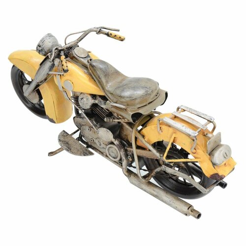 Indian dekorációs motorkerékpár modell, sárga