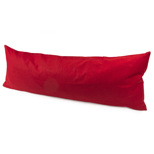 4Home Relaxation Seitenschläferkissenbezug Rot, 55 x 180 cm