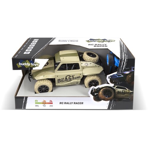 Buddy Toys BRC 18.522 Távirányítású RC Rally Racerautó, zöld
