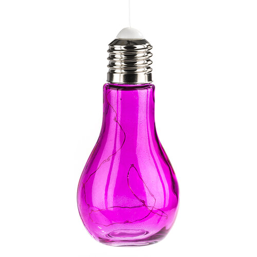 LED lampa Bulb, fialová