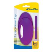 Travel Blue TBU-015 Sada neonových jmenovek na zavazadla, 2 ks