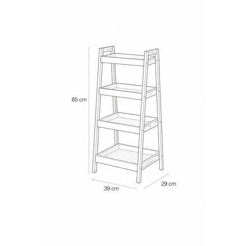 Raft de baie WABISABI NORDIC LADDER 4