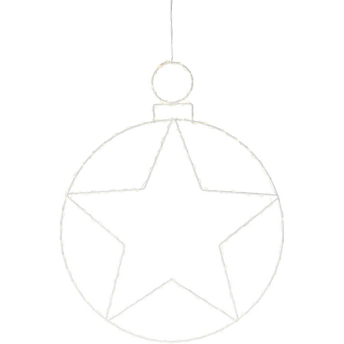 Wisząca dekoracja świąteczna LED Kerstball Star 236 LED, 48 cm