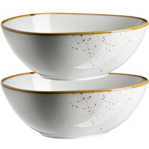 Mäser 2-delni set ovalnih skodelic Pintar Whiterjave pike 22 x 19 cm