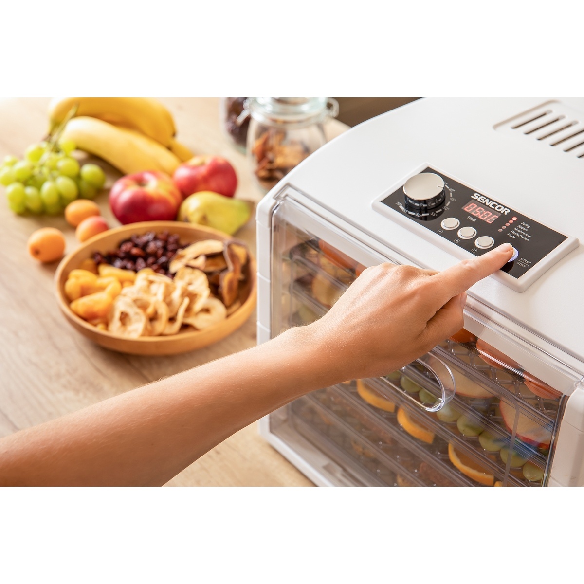 Sencor SFD 6500WH sušička ovoce - thumb (8)