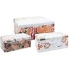 Set of 3 Christmas tin boxes Cookies