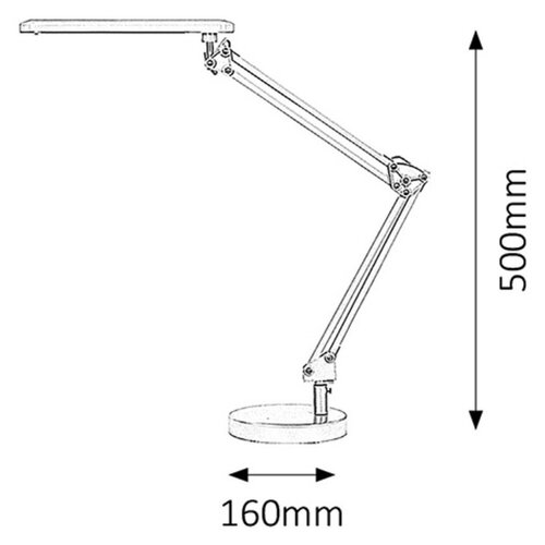 Rabalux 4407 настільна світлодіодна лампа Colin, біла