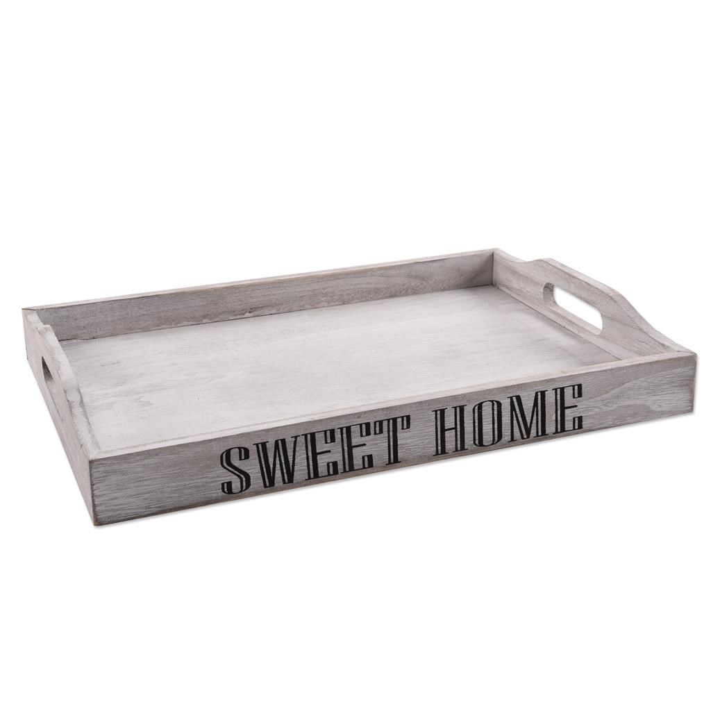 Orion Drevený podnos s ušami Sweet home, 38 x 26 x 5,5 cm