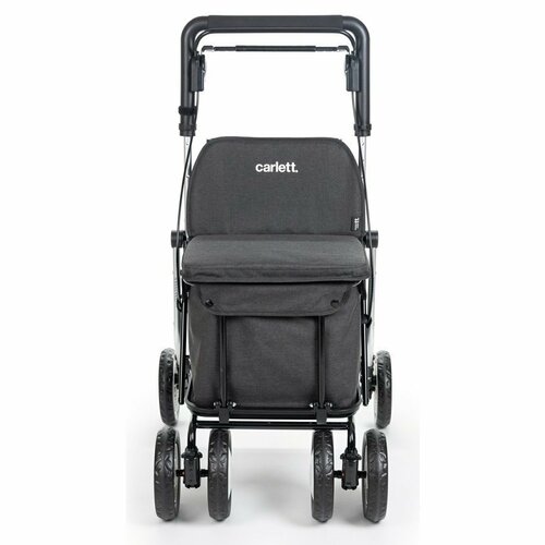 Carlett Senior Comfort nakupovalna torba nakolesih 29 l, temno siva