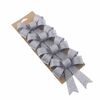 Set de fundițe decorative argintii, 10 x 13 cm, 4buc