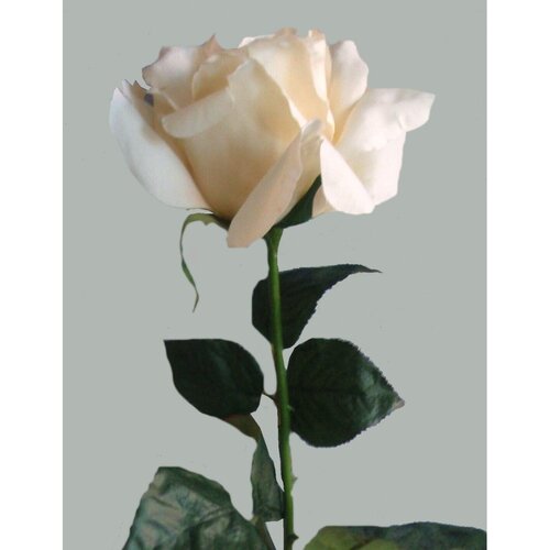 Umelá kvetina Ruža biela, 60 cm