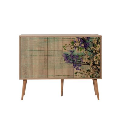Schrank Mega Flowers Sonoma Oak