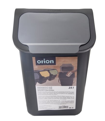 Orion Koš za smeti za ločeno zbiranje odpadkov 25l, siva