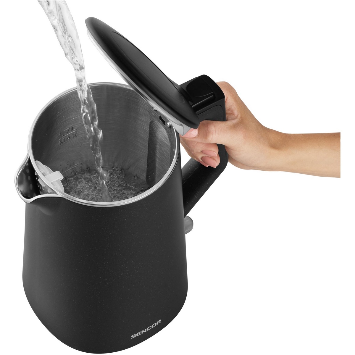 Sencor SWK 0551BK varná kanvica, čierna