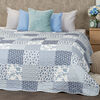 4Home Prekrivalo za posteljo Blue Patchwork, 220 x240 cm