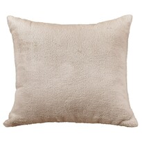Poduszka- jasiek Korall mikro, beżowa, 38 x 38 cm Poduszka- jasiek Korall mikro, beżowa, 38 x 38 cm