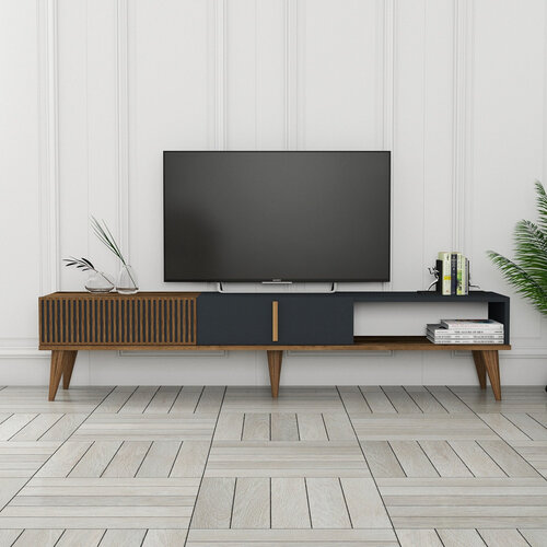 TV asztal Milan Alt Antracit