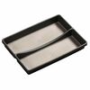 Organizator de plastic Kesper 30093, 2 compartimente, gri, 32,5 x 23 x 4,5 cm