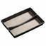 Organizator de plastic Kesper 30093, 2 compartimente, gri, 32,5 x 23 x 4,5 cm