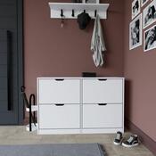 Skrinka na topánky Duru Matte White