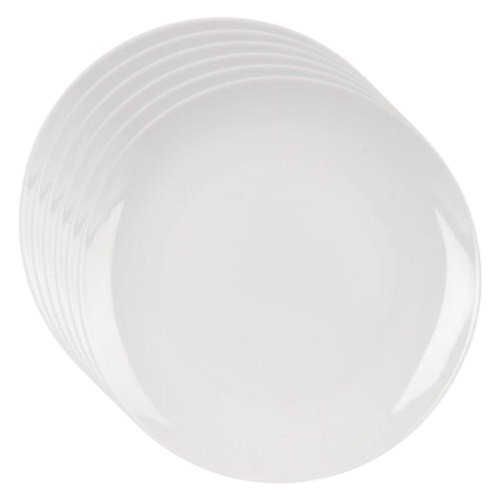 Orion Porcelanowy talerz płytki dla dzieci MONA, śr. 21 cm, 6 szt.