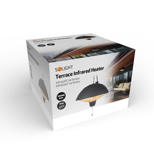 Solight Závěsný infrazářič na terasu 2000W