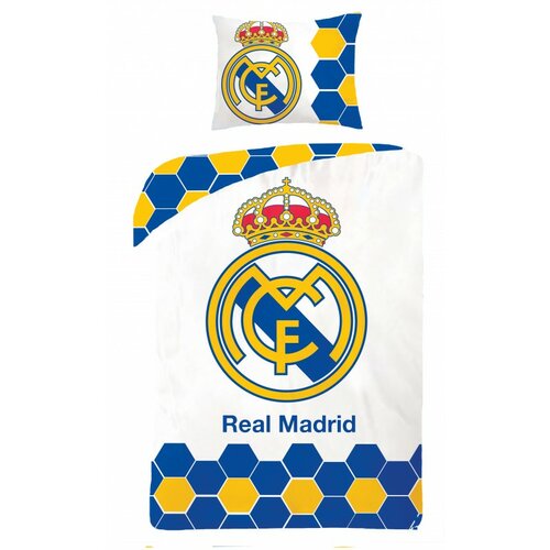 Bavlnené obliečky Real Madrid 5013, 140 x 200 cm, 70 x 90 cm