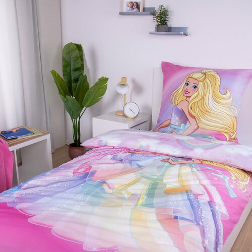 Lenjerie de pat din bumbac Herding Barbie, 135 x200 cm, 80 x 80 cm