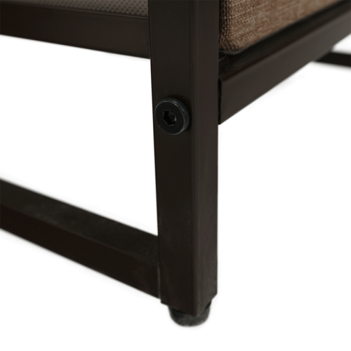 Komoda s látkovými zásuvkami HAZEL TYPE 1, hnedá