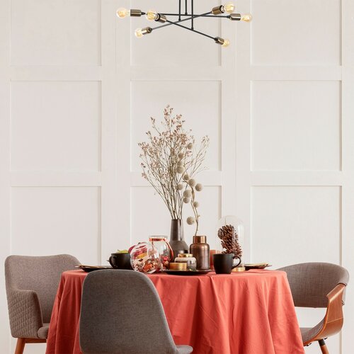 Lampa sufitowa Fleur - 1501, czarny