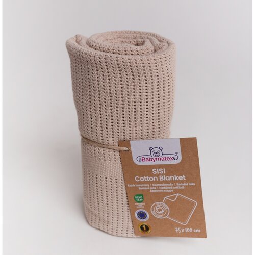 Babymatex Babydecke Sisi mocha mousse, 75 x 100 cm