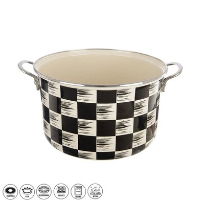 Orion Emajlirana posoda Šachovnice Lem, 6,5 l,premer 26 cm