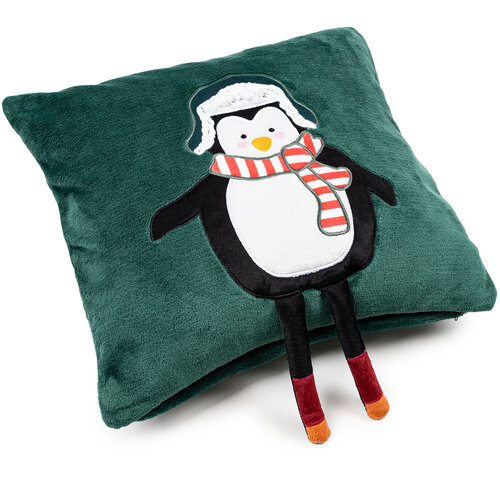 4Home Penguin karácsonyi párnahuzat, 40 x 40 cm