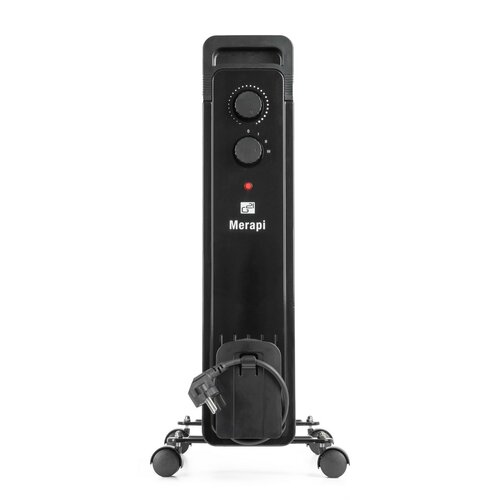 G21 Olejový radiátor Merapi, 11 žeber, 2500 W, černá