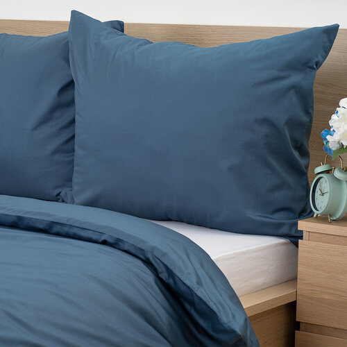 4Home Satenasta posteljnina Sea Blue, 140 x 220cm, 70 x 90 cm