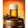 Decke Bier, 120 x 150 cmorange,